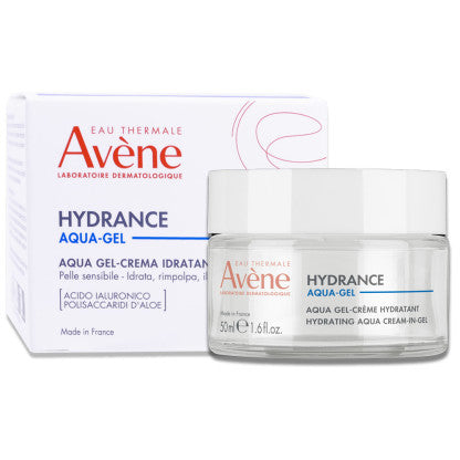 Avène 雅漾高效保濕水漾乳霜 50ml 包裝與產品圖