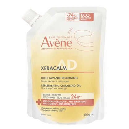Avene A.D 潤膚防敏潔膚油 補充裝 400ml